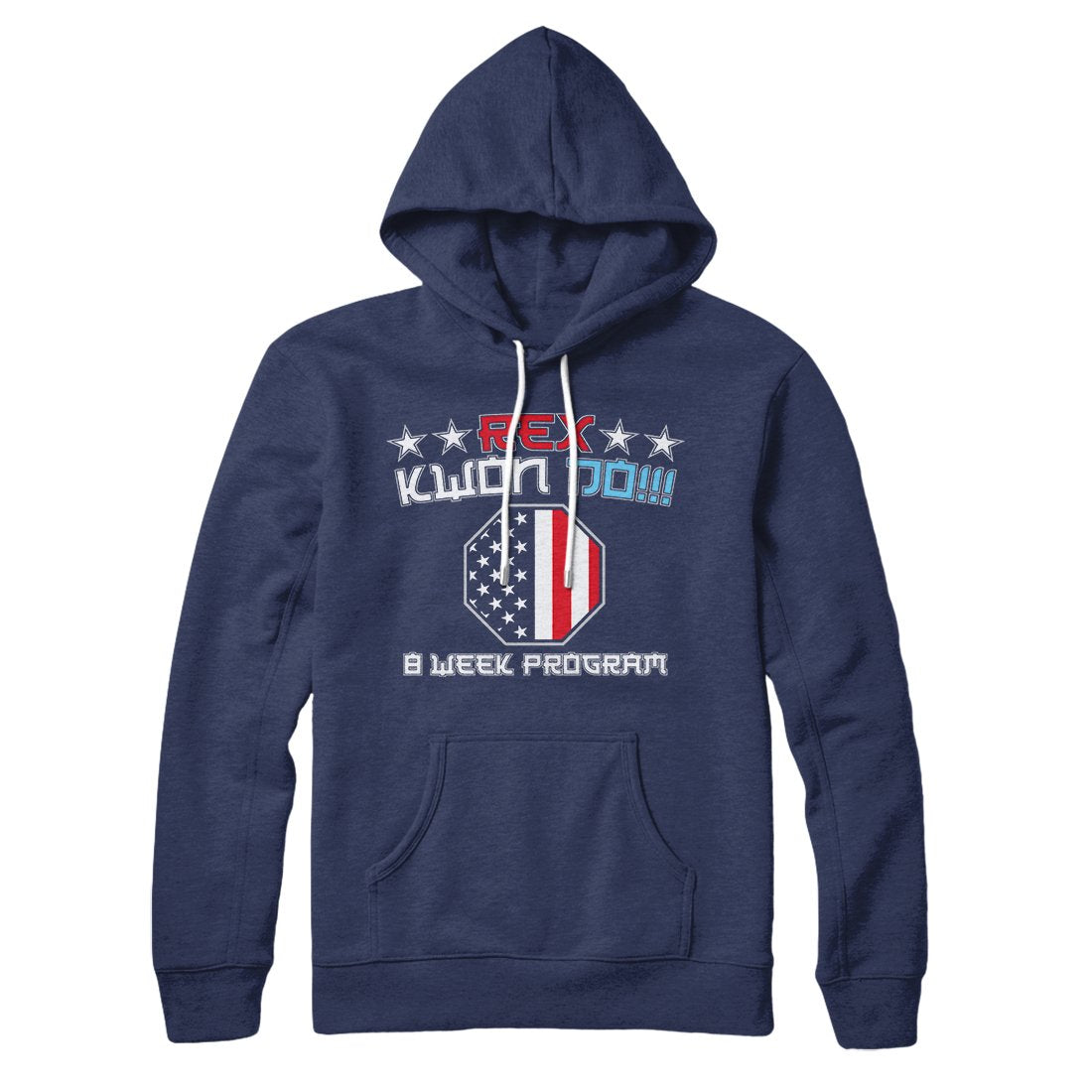 Rex Kwon Do Hoodie Navy | Funny Shirt from Famous In Real Life