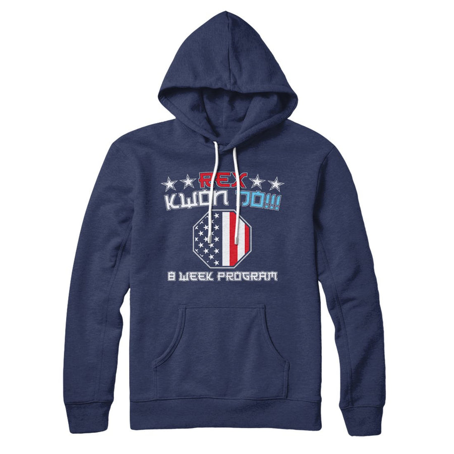 Rex Kwon Do Hoodie Navy | Funny Shirt from Famous In Real Life