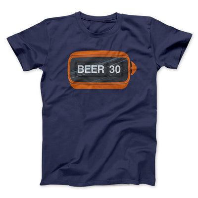 Beer:30 Men/Unisex T-Shirt Navy | Funny Shirt from Famous In Real Life