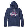 Single and Ready to Flamingle Hoodie Navy | Funny Shirt from Famous In Real Life