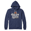 Hallow-Queen Hoodie Navy | Funny Shirt from Famous In Real Life