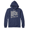 You Name It Hoodie Navy | Funny Shirt from Famous In Real Life