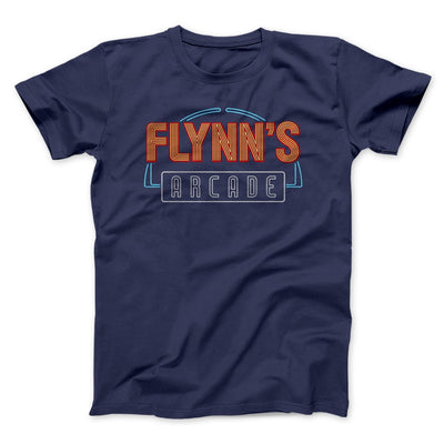 Flynn's Arcade Funny Movie Men/Unisex T-Shirt Navy | Funny Shirt from Famous In Real Life