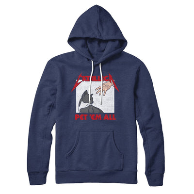 Catallica Hoodie Navy | Funny Shirt from Famous In Real Life