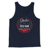 Jack's Red Rum Funny Movie Men/Unisex Tank Top Navy | Funny Shirt from Famous In Real Life