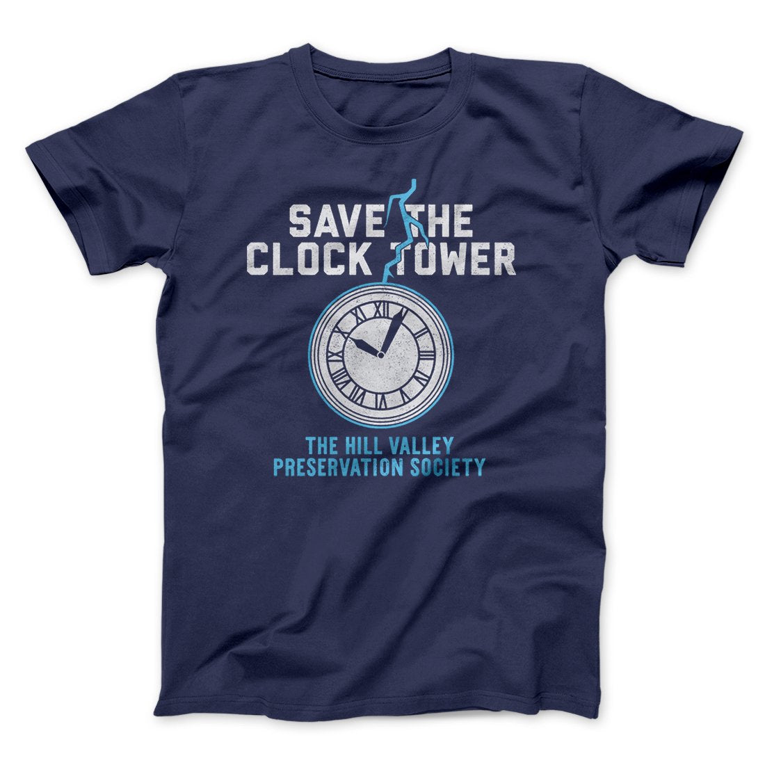 Save the Clock Tower Funny Movie Men/Unisex T-Shirt | Funny Shirt from Famous In Real Life