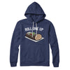 Roll One Up (Yule Log) Hoodie Navy | Funny Shirt from Famous In Real Life