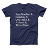 Substitute Teacher Names Men/Unisex T-Shirt Navy | Funny Shirt from Famous In Real Life