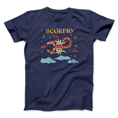 Scorpio Men/Unisex T-Shirt Navy | Funny Shirt from Famous In Real Life