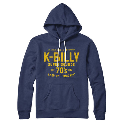 K-Billy Super Sounds Hoodie Navy | Funny Shirt from Famous In Real Life
