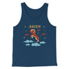 Aries Men/Unisex Tank Heather Navy | Funny Shirt from Famous In Real Life