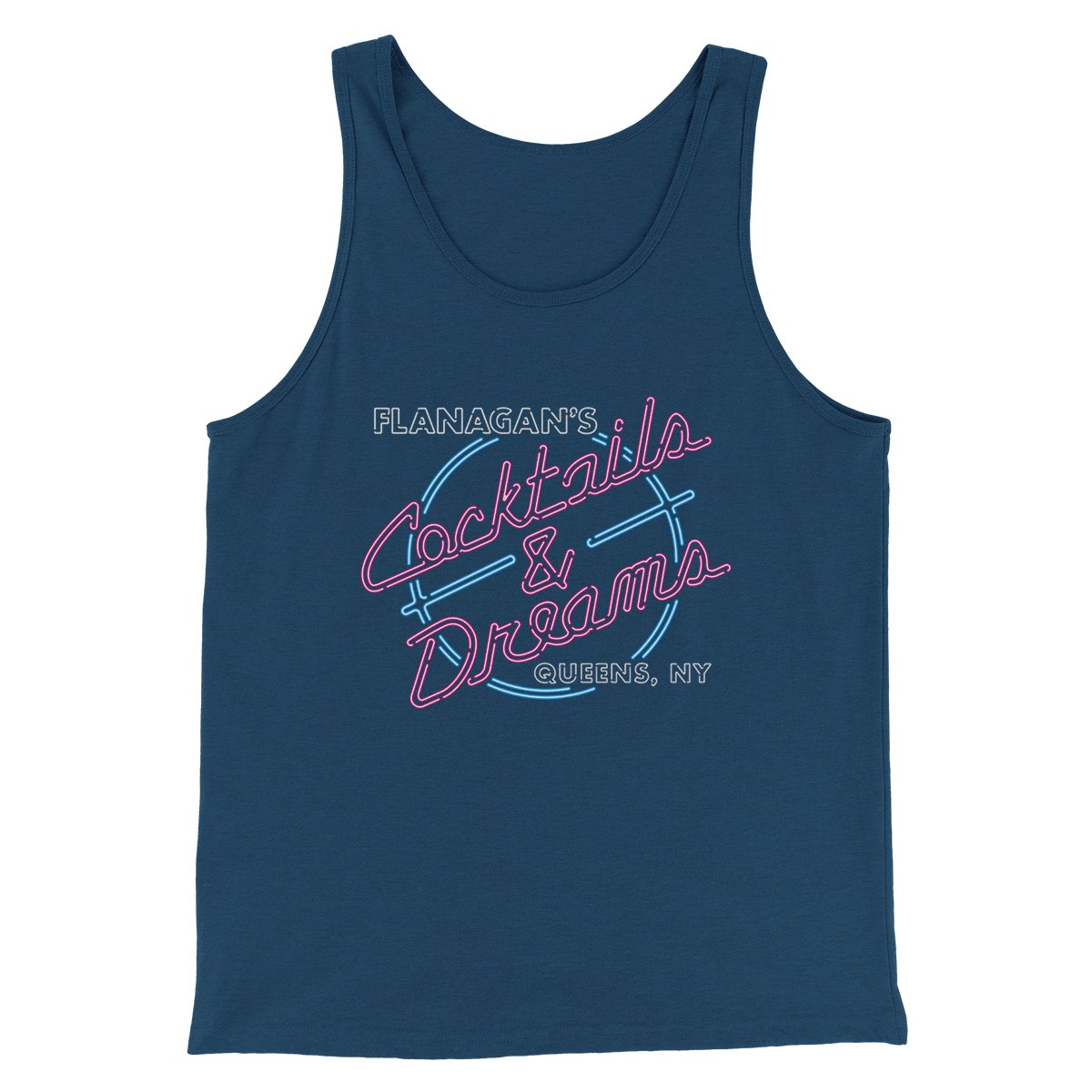 Flanagan's Cocktails and Dreams Funny Movie Men/Unisex Tank Top | Funny Shirt from Famous In Real Life