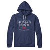 The Human Fund Hoodie Navy | Funny Shirt from Famous In Real Life