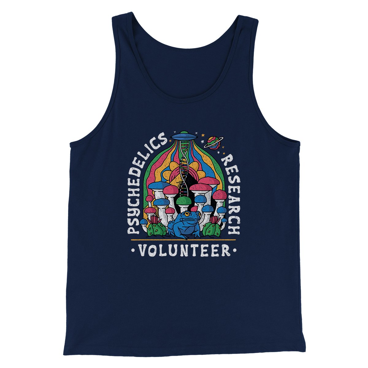 Psychedelics Research Volunteer Men/Unisex Tank | Funny Shirt from Famous In Real Life