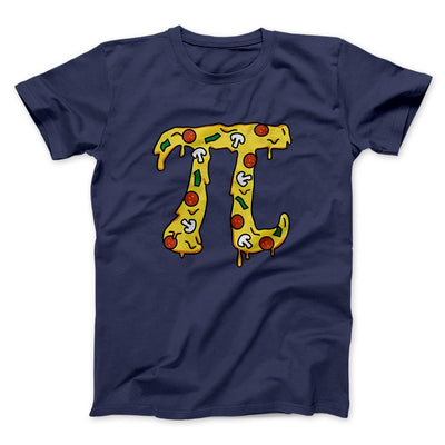 Pizza Pi Men/Unisex T-Shirt Navy | Funny Shirt from Famous In Real Life