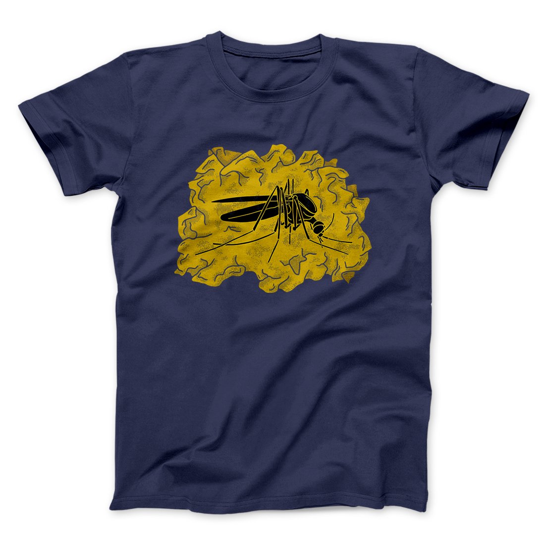 Amber Mosquito Funny Movie Men/Unisex T-Shirt Navy | Funny Shirt from Famous In Real Life