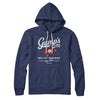 Gump's Lawn Service Hoodie Navy | Funny Shirt from Famous In Real Life