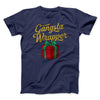 Gangsta Wrapper Men/Unisex T-Shirt Navy | Funny Shirt from Famous In Real Life
