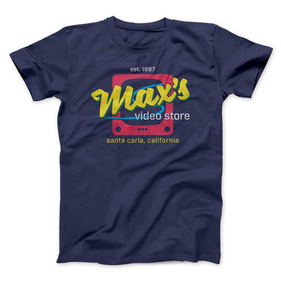 Max's Video Store Funny Movie Men/Unisex T-Shirt Navy | Funny Shirt from Famous In Real Life