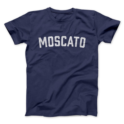 Moscato Men/Unisex T-Shirt Navy | Funny Shirt from Famous In Real Life