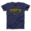 Pop's Barber Shop Men/Unisex T-Shirt Navy | Funny Shirt from Famous In Real Life
