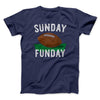 Football Sunday Funday Men/Unisex T-Shirt Navy | Funny Shirt from Famous In Real Life