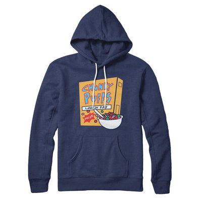 Chunky Puffs Cereal Hoodie Navy | Funny Shirt from Famous In Real Life