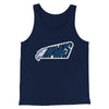 HAWKS Funny Movie Men/Unisex Tank Top Navy | Funny Shirt from Famous In Real Life