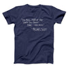 You Miss 100% of Shots Men/Unisex T-Shirt Navy | Funny Shirt from Famous In Real Life