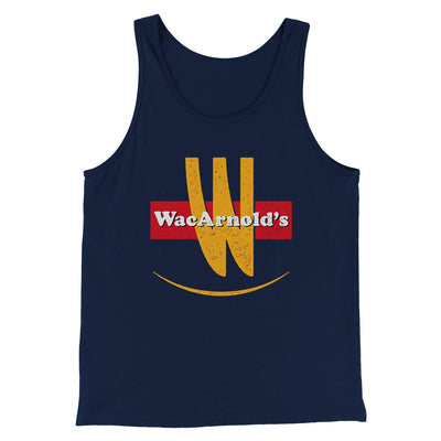 WacArnold's Men/Unisex Tank Top Navy | Funny Shirt from Famous In Real Life
