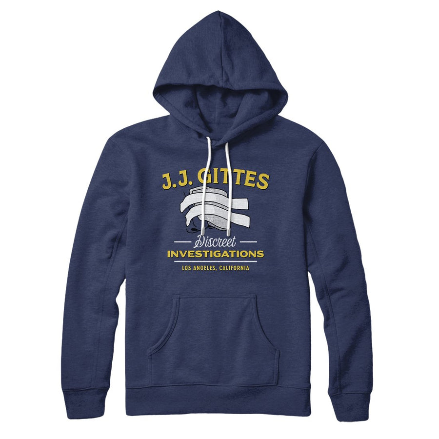 J.J. Gittes Investigation Hoodie | Funny Shirt from Famous In Real Life