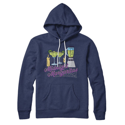 Midnight Margaritas Hoodie Navy | Funny Shirt from Famous In Real Life