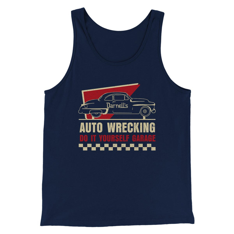 Darnell's Auto Wrecking Funny Movie Men/Unisex Tank Top | Funny Shirt from Famous In Real Life