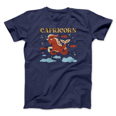 Capricorn Men/Unisex T-Shirt Navy | Funny Shirt from Famous In Real Life