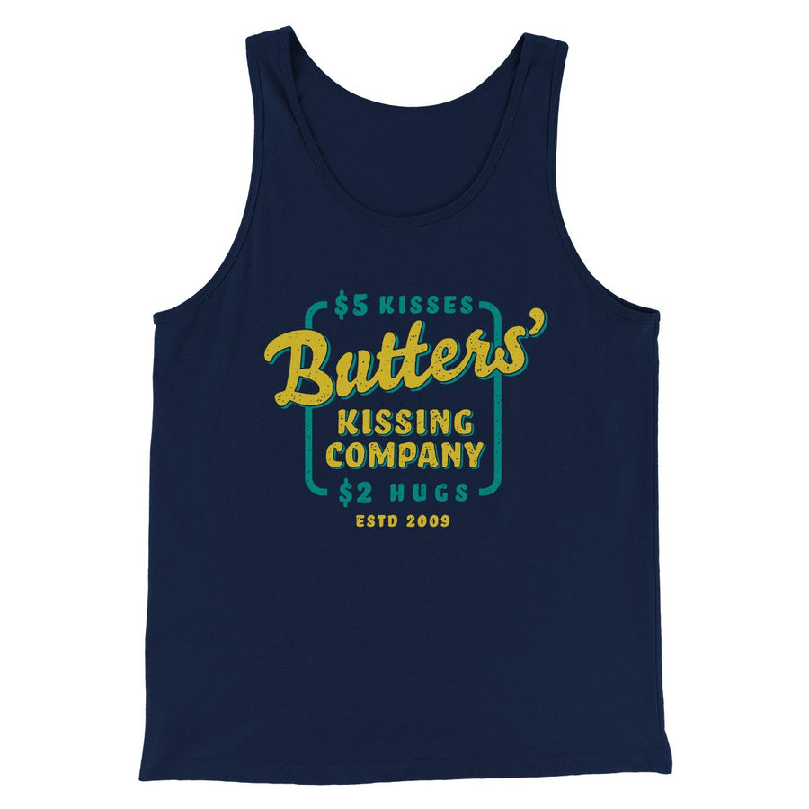 Butter's Kissing Company Men/Unisex Tank Top | Funny Shirt from Famous In Real Life