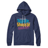 Truffle Shuffle Dance Off 1985 Hoodie Navy | Funny Shirt from Famous In Real Life