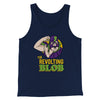 The Revolting Blob Men/Unisex Tank Top Navy | Funny Shirt from Famous In Real Life