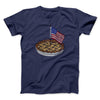 American Apple Pie Men/Unisex T-Shirt Navy | Funny Shirt from Famous In Real Life