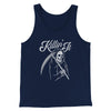 Killin' It Men/Unisex Tank Top Navy | Funny Shirt from Famous In Real Life