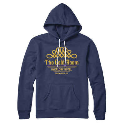 The Gold Room Hoodie Navy | Funny Shirt from Famous In Real Life