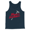 Here's Johnny! Funny Movie Men/Unisex Tank Top Heather Navy | Funny Shirt from Famous In Real Life