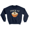 Thick AF Ugly Sweater Navy | Funny Shirt from Famous In Real Life