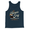 Closer's Coffee Men/Unisex Tank Top Navy | Funny Shirt from Famous In Real Life