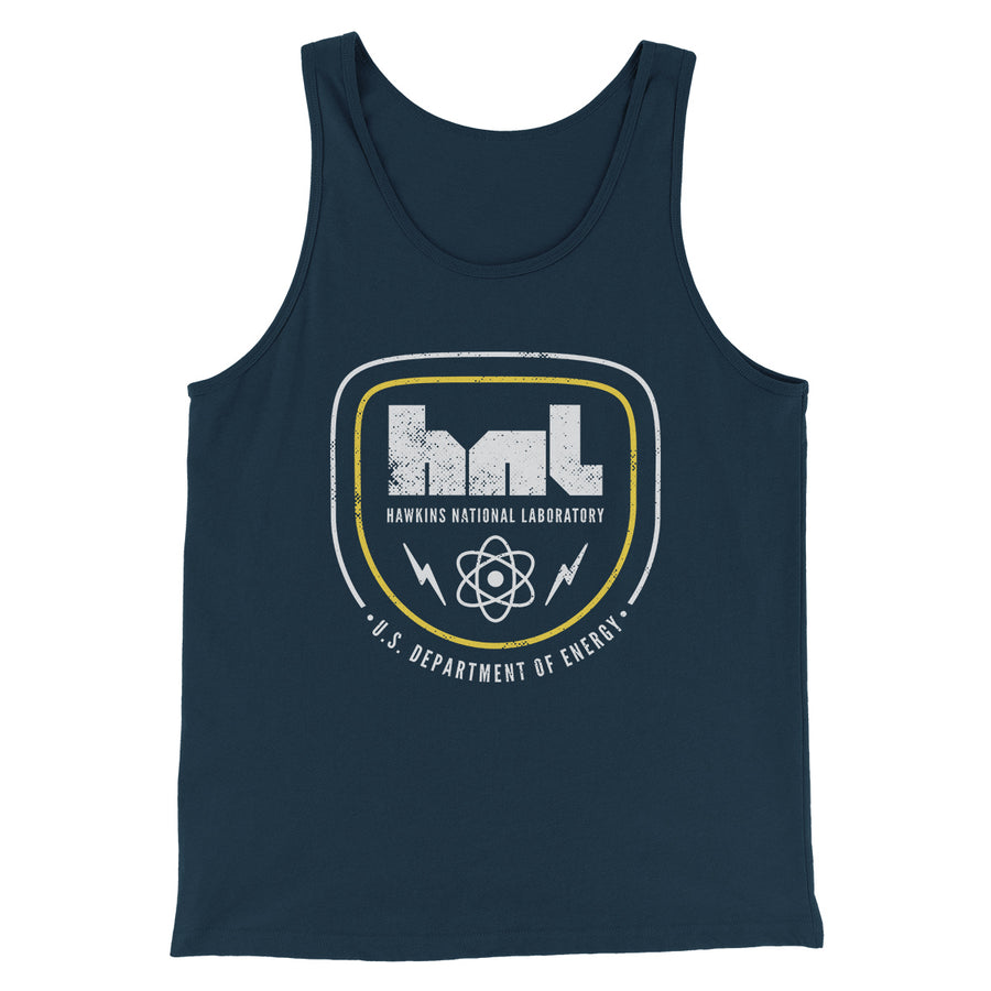 Hawkins National Laboratory Men/Unisex Tank Top | Funny Shirt from Famous In Real Life