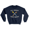 All About That Baste Ugly Sweater Navy | Funny Shirt from Famous In Real Life