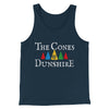 The Cones of Dunshire Men/Unisex Tank Top Heather Navy | Funny Shirt from Famous In Real Life
