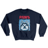 PAWS Dog Ugly Sweater Navy | Funny Shirt from Famous In Real Life