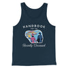 Handbook for the Recently Deceased Men/Unisex Tank Top Heather Navy | Funny Shirt from Famous In Real Life