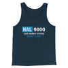 Hal 9000 Funny Movie Men/Unisex Tank Top Heather Navy | Funny Shirt from Famous In Real Life