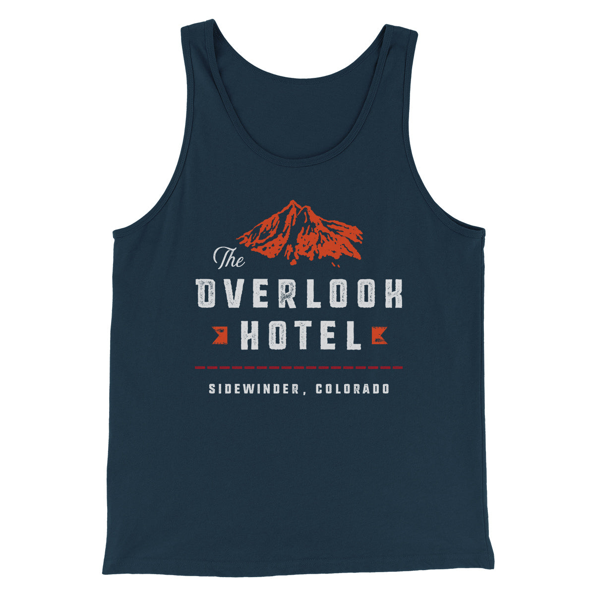 The Overlook Hotel Funny Movie Men/Unisex Tank Top Heather Navy | Funny Shirt from Famous In Real Life
